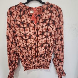 NWT ANTHROPOLOGIE PORRIDGE ELISABETH PEASANT BOHO BLOUSE TOP-SIZE XS